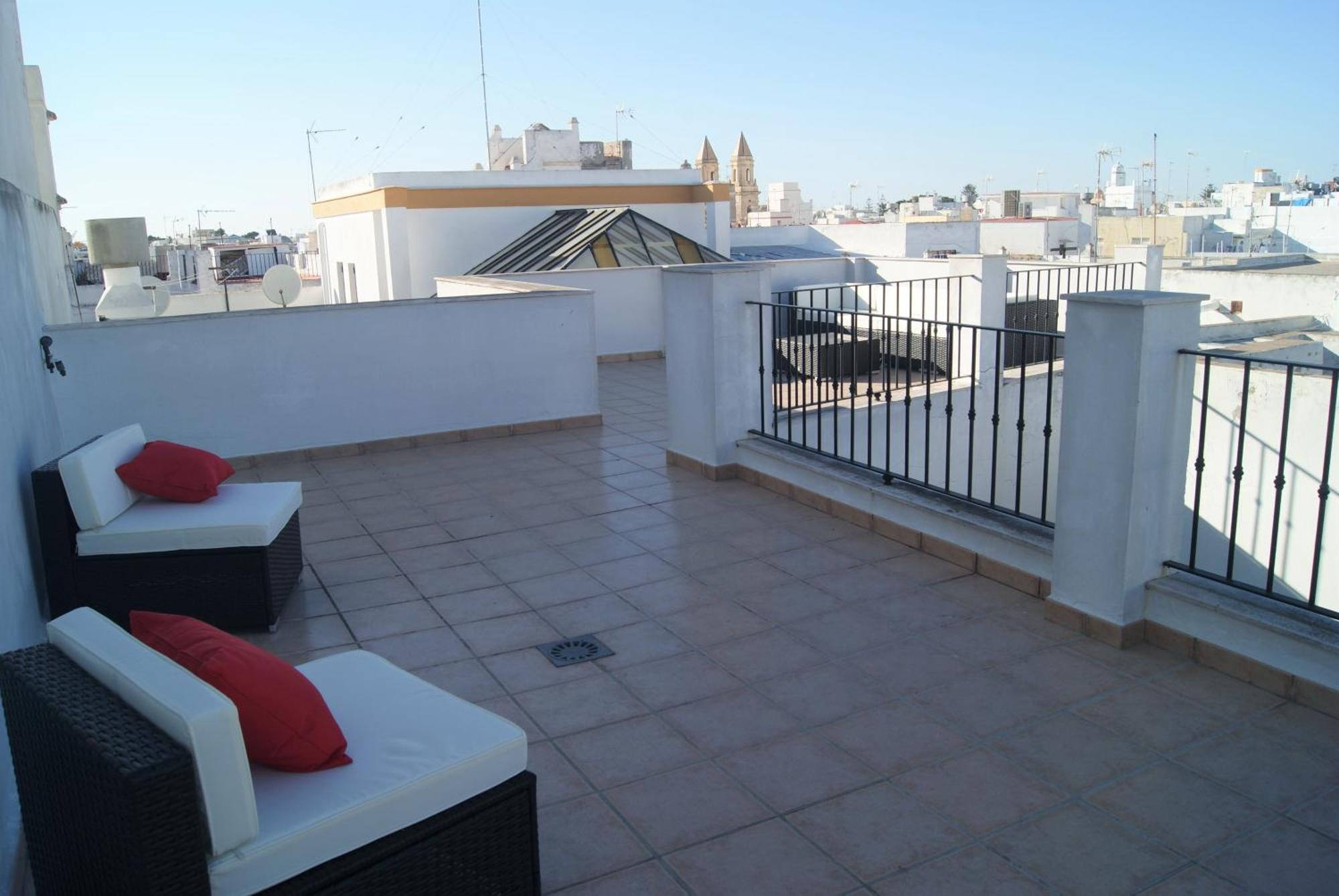 Cdz - Atico Tavira Two Private Terraces With Great Views Apartment Cadiz Bagian luar foto